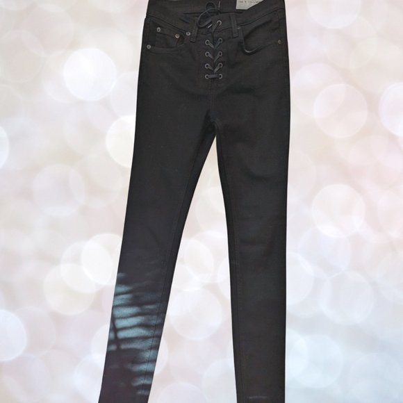 rag & bone Pants - Rag & Bone Lace up Jeans